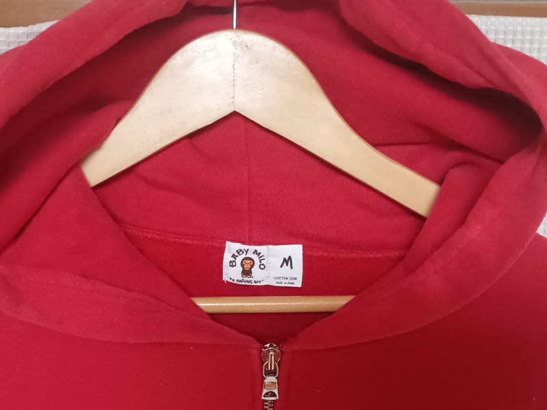 アベイシングエイプ×BABY MIRO LISA スウェットパーカー　日本製