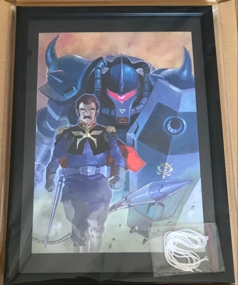 ガンダムthe origin 複製原画　安彦良和　ランバラル　グフ