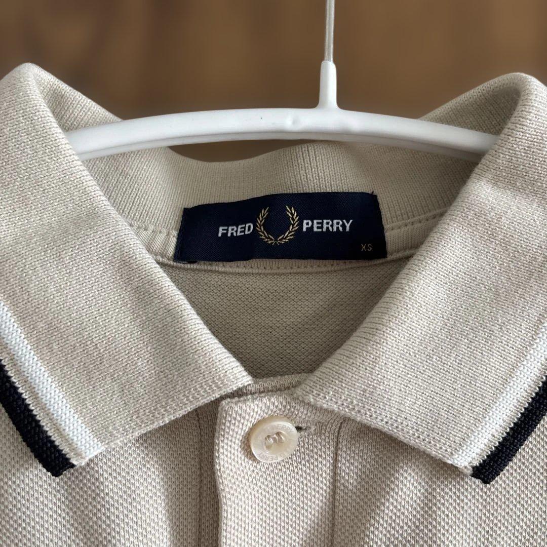 フレッドペリー ポロシャツ M3600 オートミール エクリュ ブラック XS