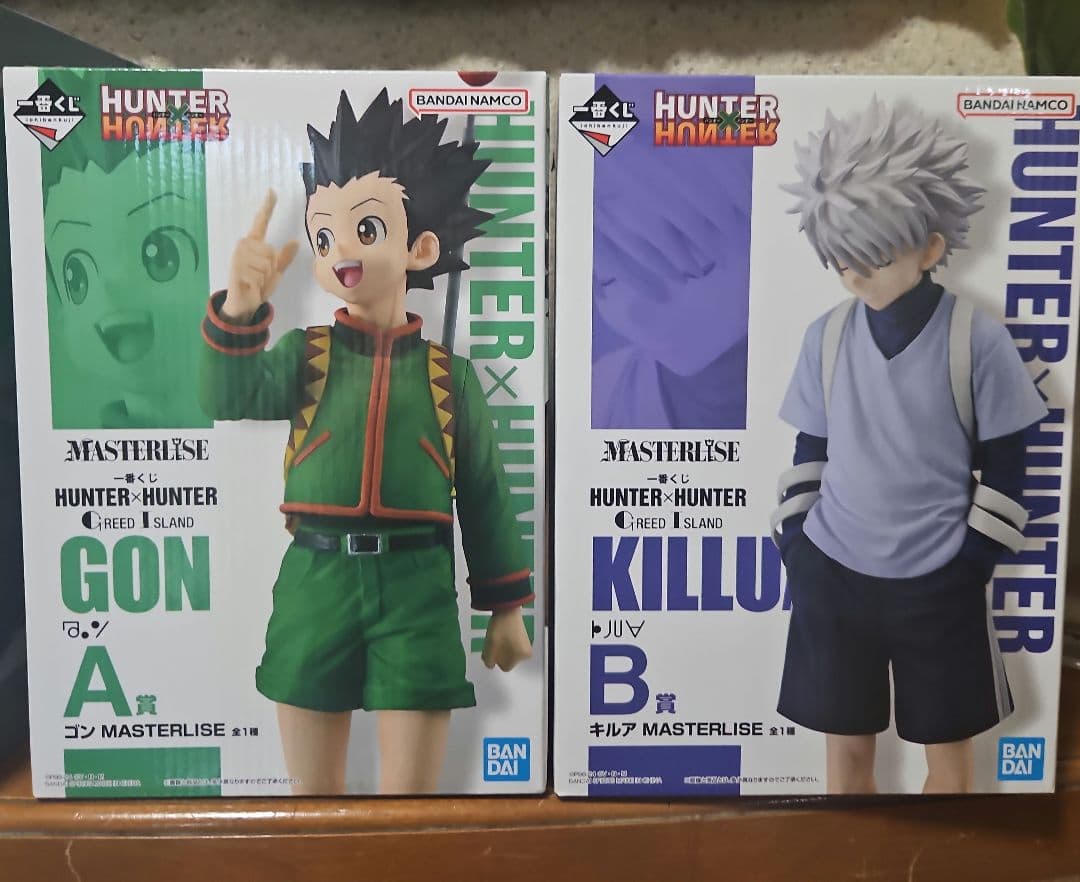 ハンターハンター1番くじ グリードアイランドA賞ゴンB賞キルア 一番くじ