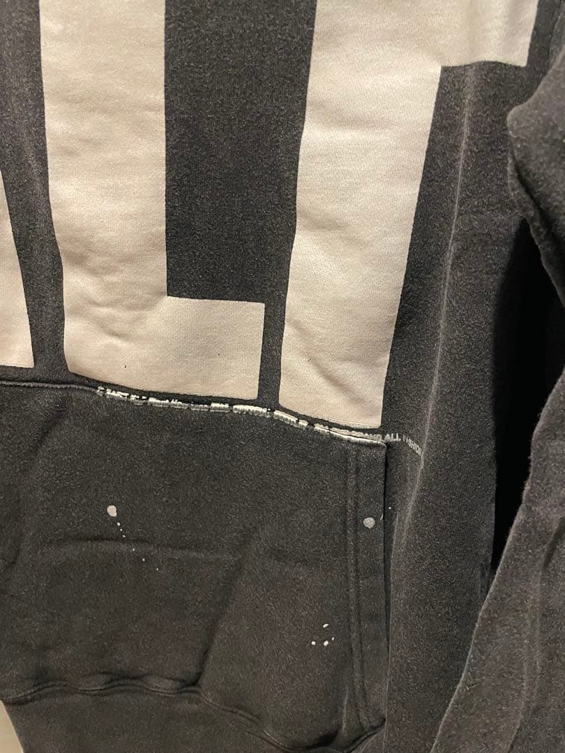 25SS SAINT KLF フード付きパーカー 黒 L