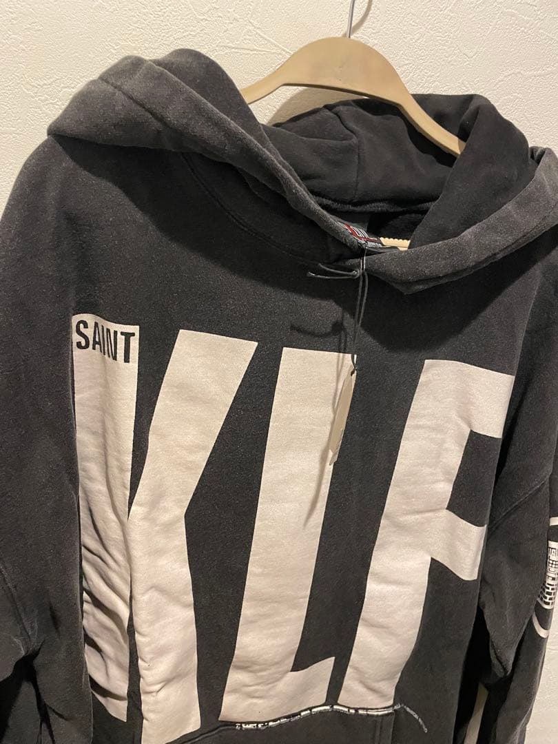 25SS SAINT KLF フード付きパーカー 黒 L