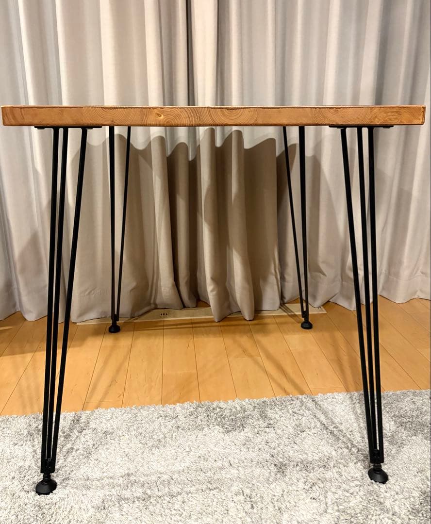 【美品】LOWYA 天然木ダイニングテーブル　送料込み