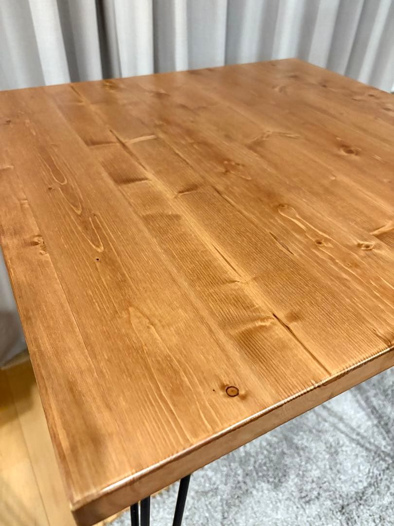 【美品】LOWYA 天然木ダイニングテーブル　送料込み