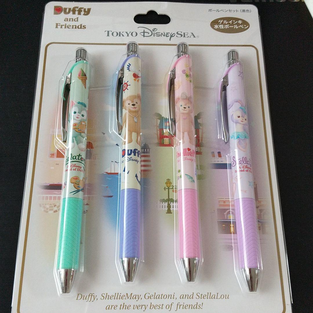 新品 ボールペンセット 黒 ゲルインキ水性ボールペン ディズニーシー