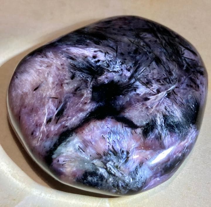 世界三大ヒーリングストーン】チャロアライト タンブル 人気 瞑想