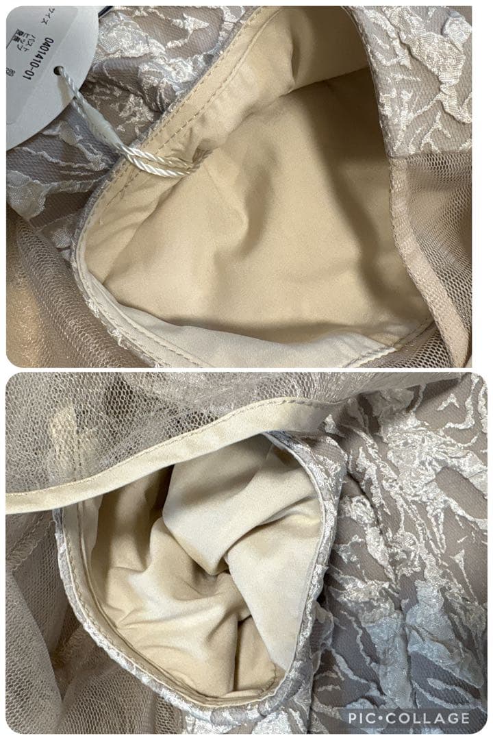 新品　フォルムフォルマ　シアーボレロ付きジャガードドレス　XL 2WAY