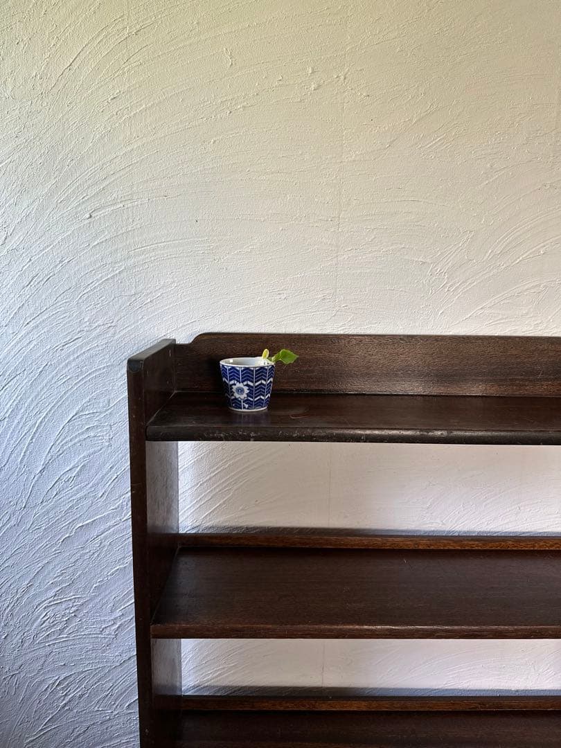 木製本棚 古道具 アンティーク マガジンラック