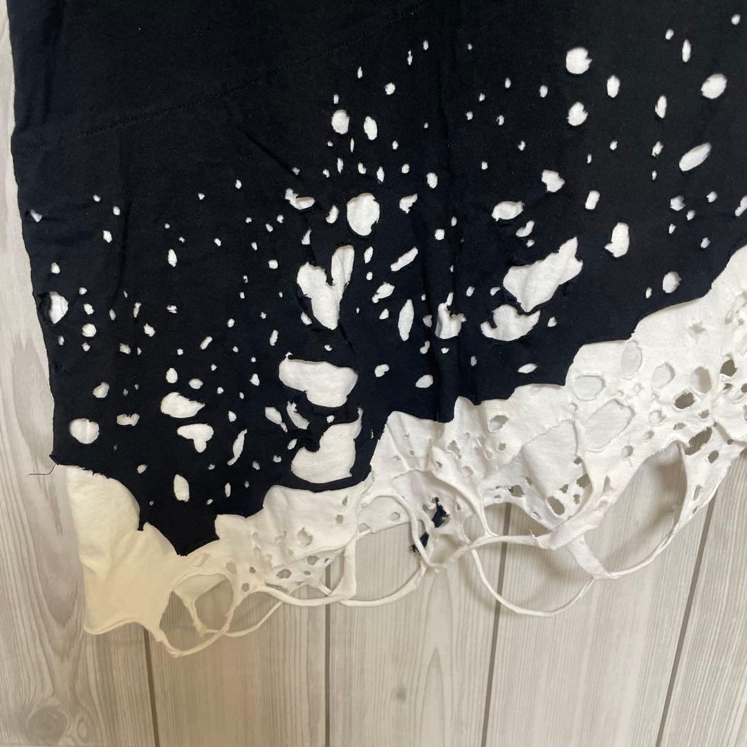 00s CIVARIZE アシンメトリー タンクトップ ダメージレイヤード - メルカリ