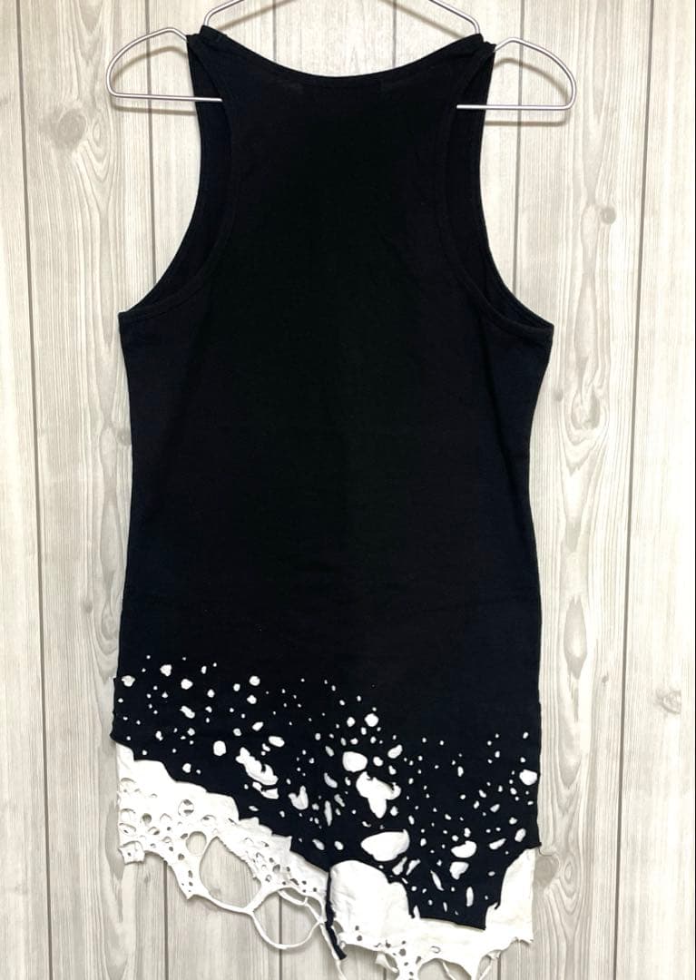 00s CIVARIZE アシンメトリー タンクトップ ダメージレイヤード - メルカリ