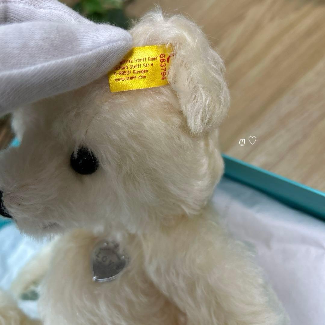 リターントゥティファニーラブテディベア シュタイフコラボ ホワイト