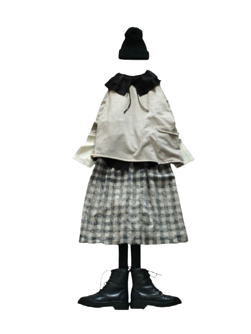 45R✨刺繍入りウール スカート