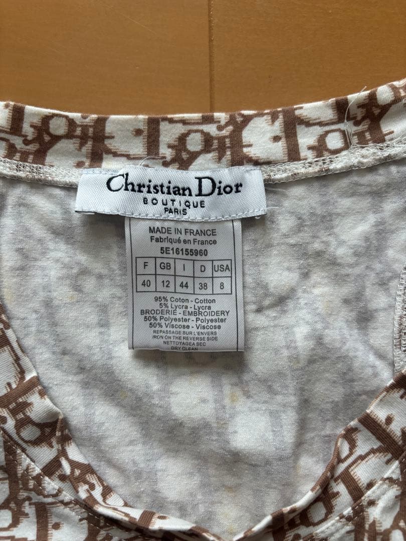 【Christian Dior】 ガリアーノ期 トロッター タンクトップ