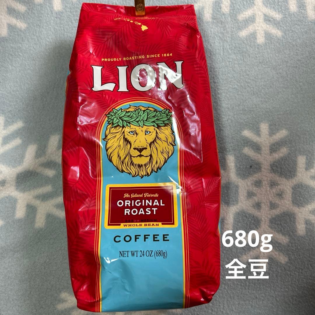 ハワイ　ライオンコーヒー全豆　オリジナルロースト　大容量 ライオンコーヒー 大容量 オリジナル ミディアムロースト ギフト