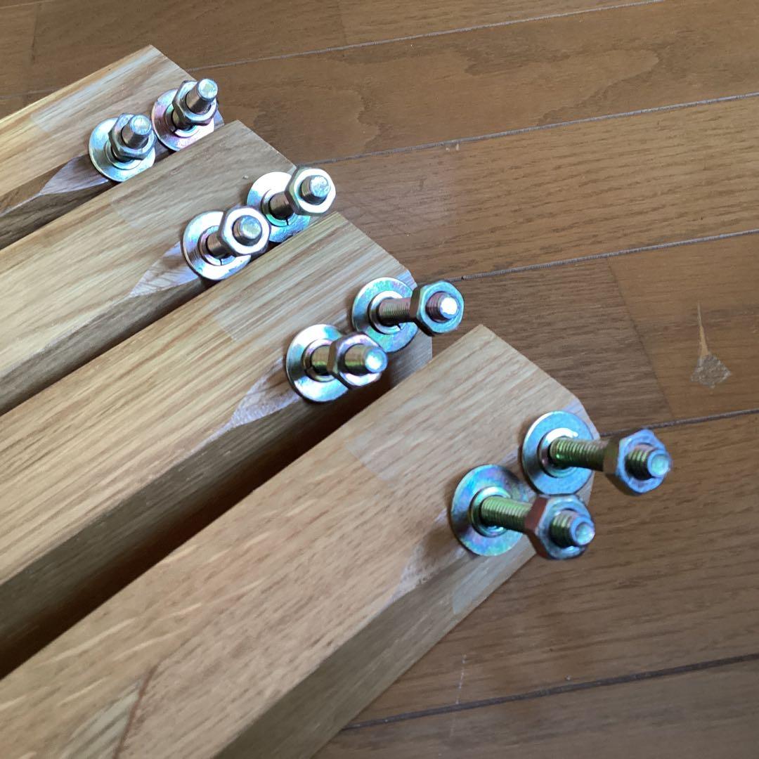 無印良品　ダイニングテーブル　オーク無垢材 80cm