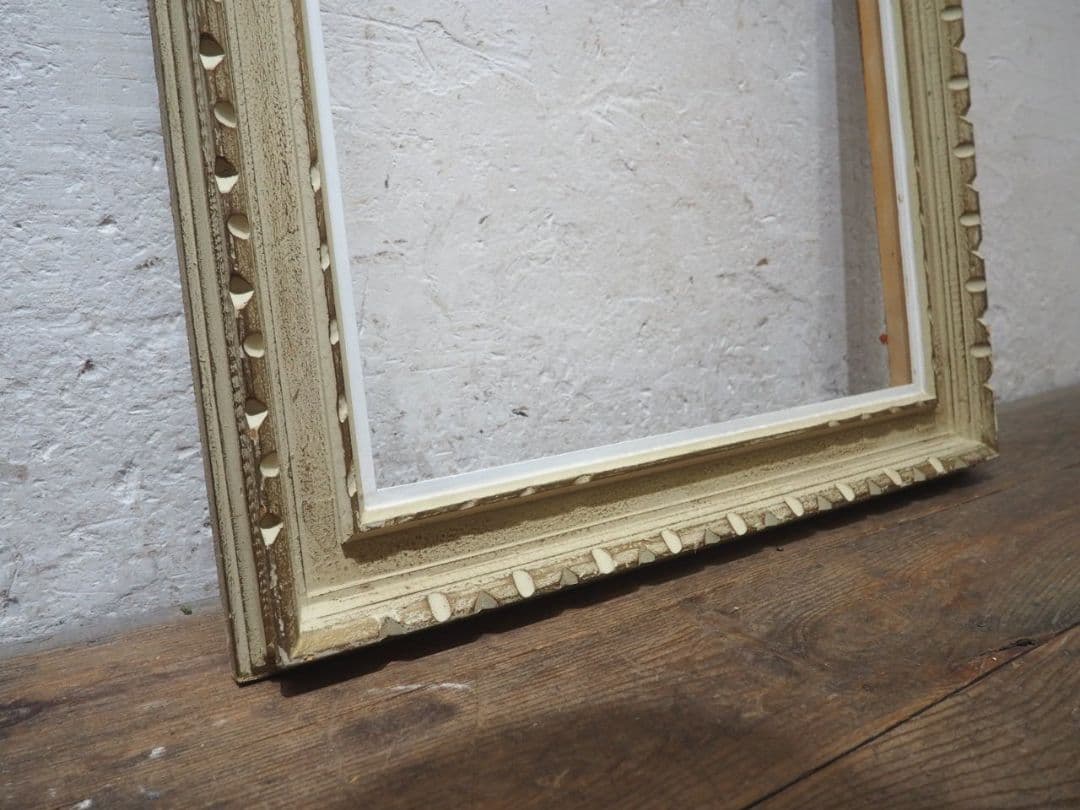 1251 レトロな額縁 P20 アートフレーム 油彩 水彩 画材 ビンテージ