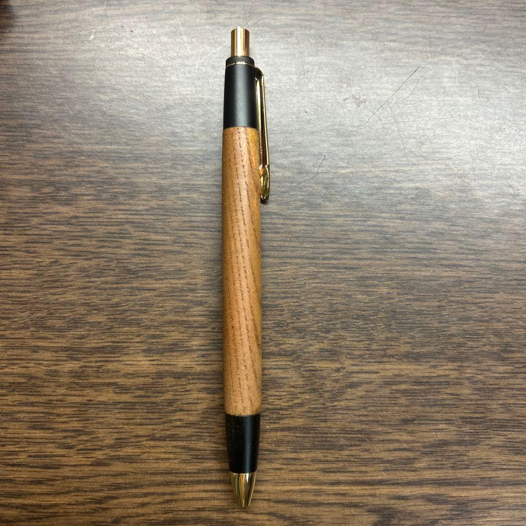 ボナンペン 真鍮 欅 0.5mm 木軸シャーペン