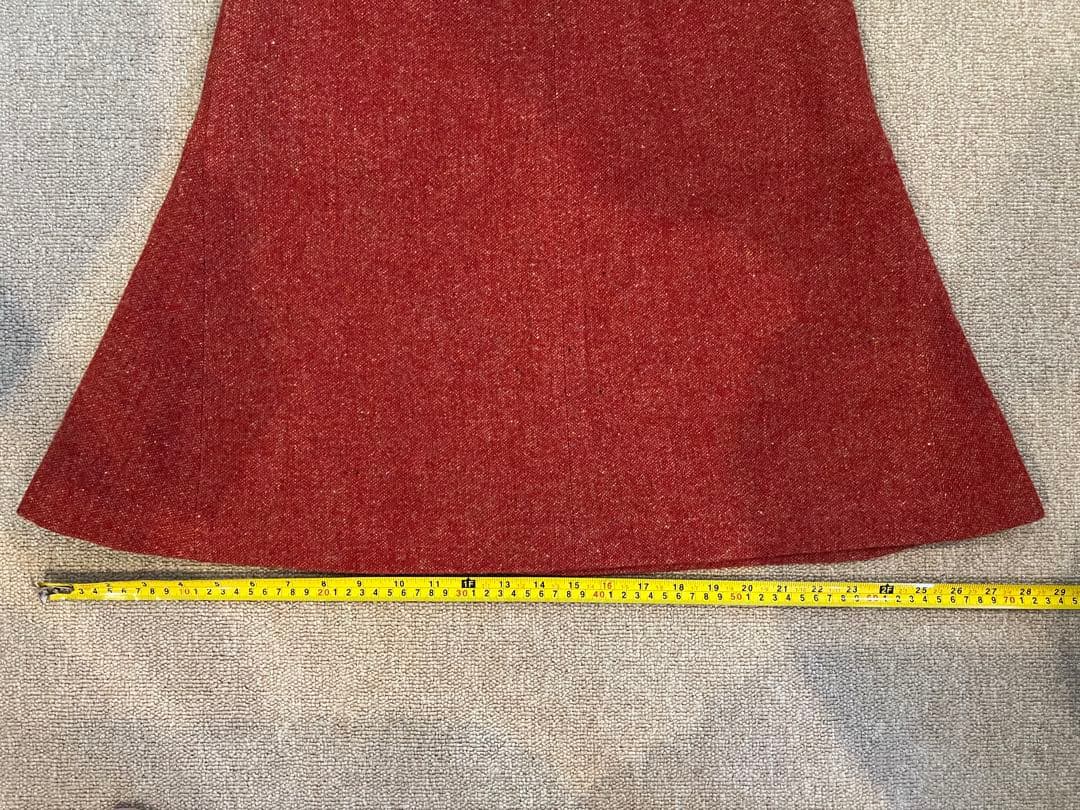 CHANEL シャネル　スカート　レッド