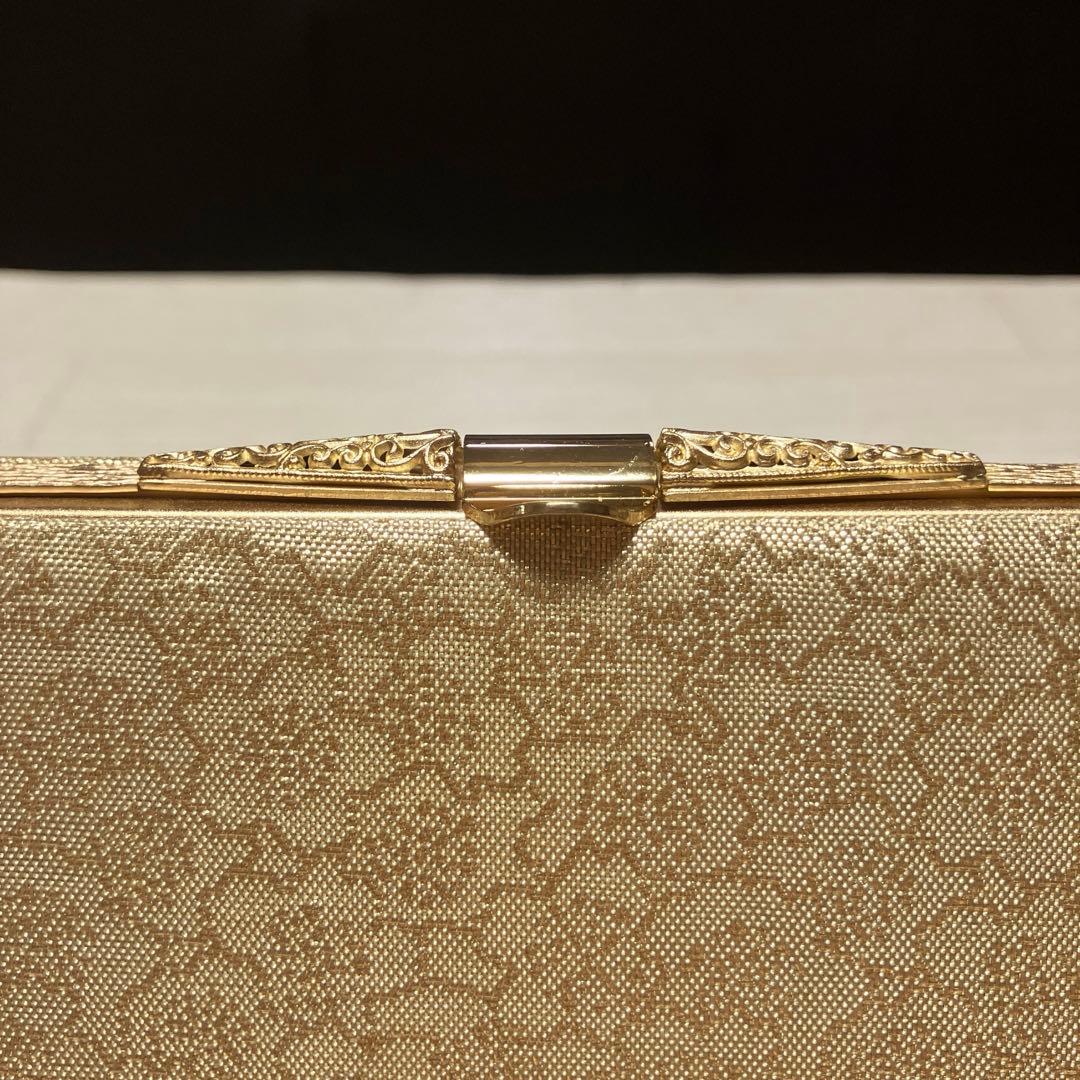 東京芝山　草履バッグセット　箔散らし　ゴールド