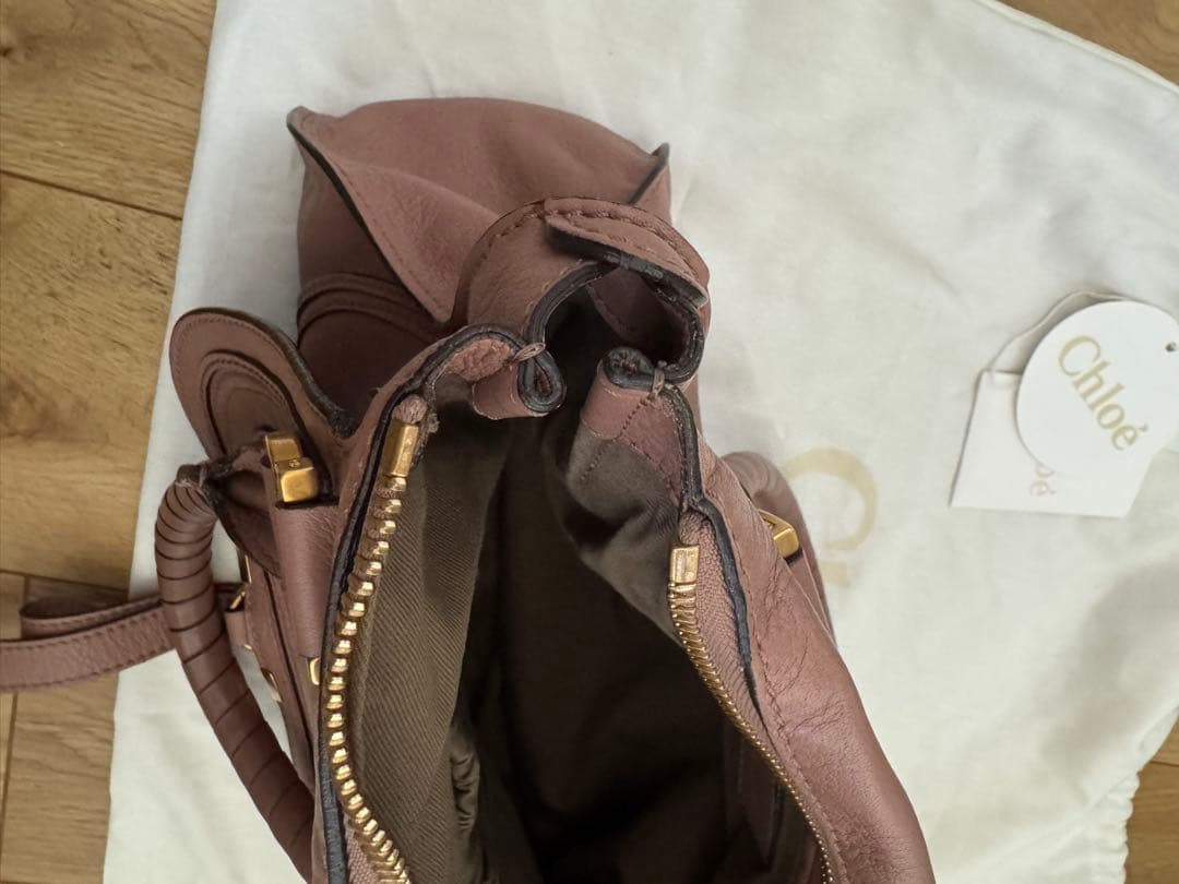 リ*♡様 クロエ　マーシー　ピンクベージュ　バッグ　chloe