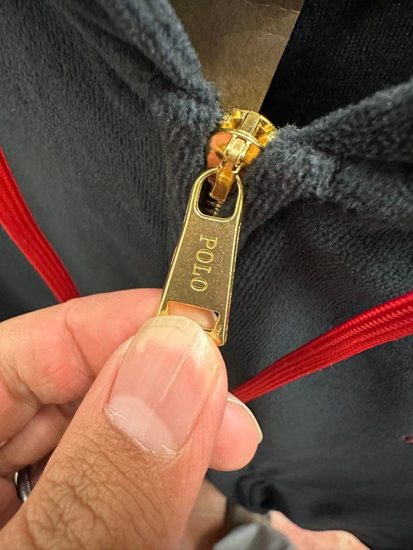 Polo Ralph Lauren ベロアジップアップセットアップ