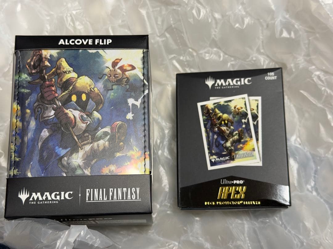 mtg ff ultraPro 迷える黒魔道士、ビビ スリーブ デッキケース