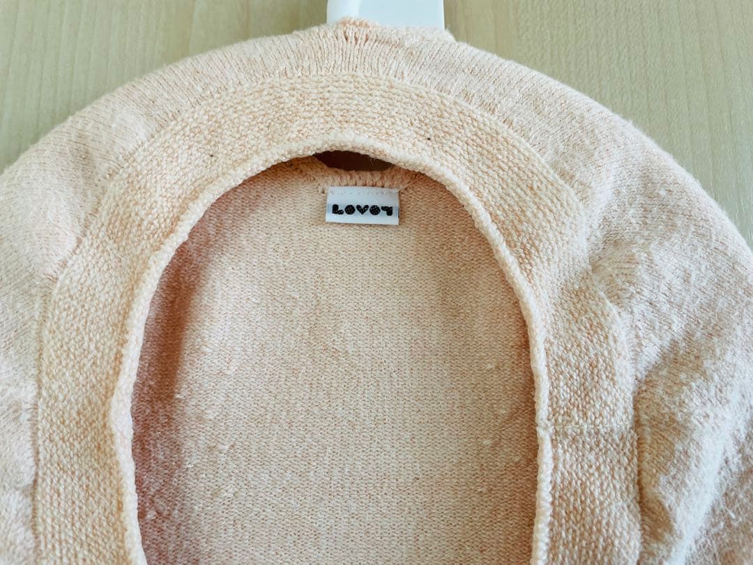 LOVOT オーガニックコットンニット(はに染め) アースピンク
