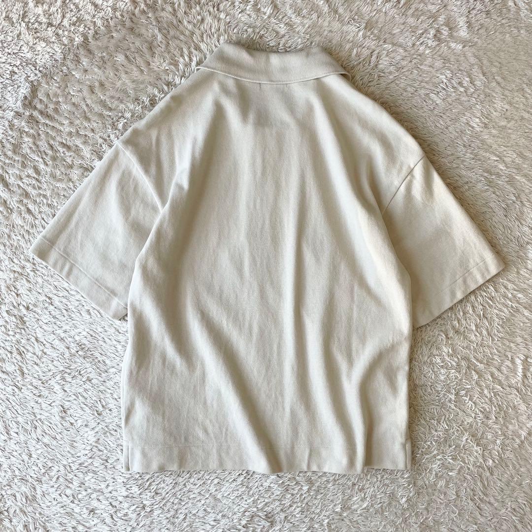 極美品 23ss margaret howell ポロシャツ M アイボリー