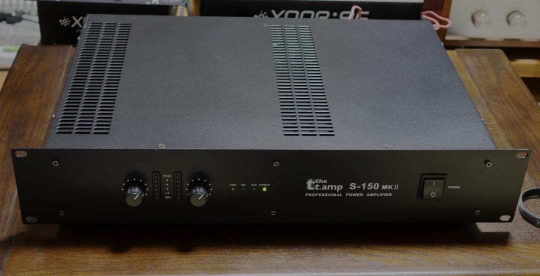 美品 パワーアンプ thomann S-150mk2 完動品 美品 パワーアンプ thomann S-