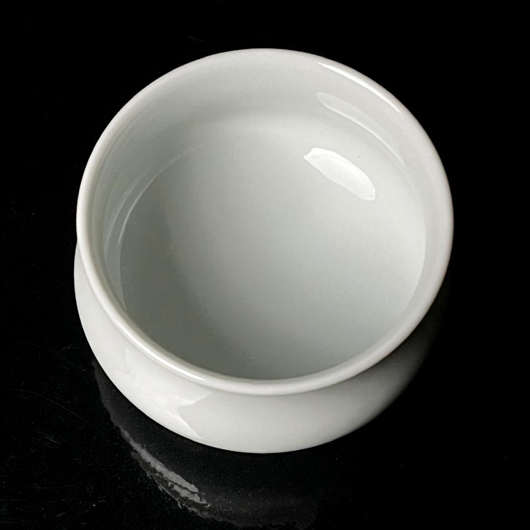 唐物 白磁盃 雍正年製 款 景徳鎮 清朝期 中国美術 古玩