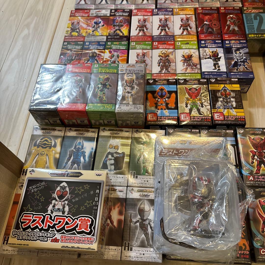 未開封 仮面ライダー フィギュア セット　ワーコレ　150個くらい