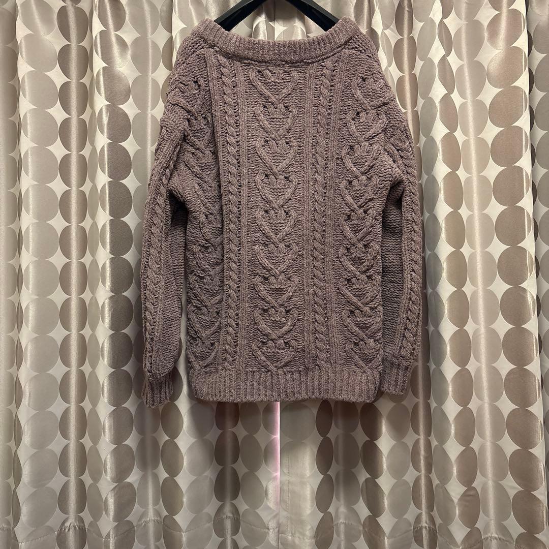 美品❤︎ジェラートピケ ハートアラン カーディガン 2025バレンタイン