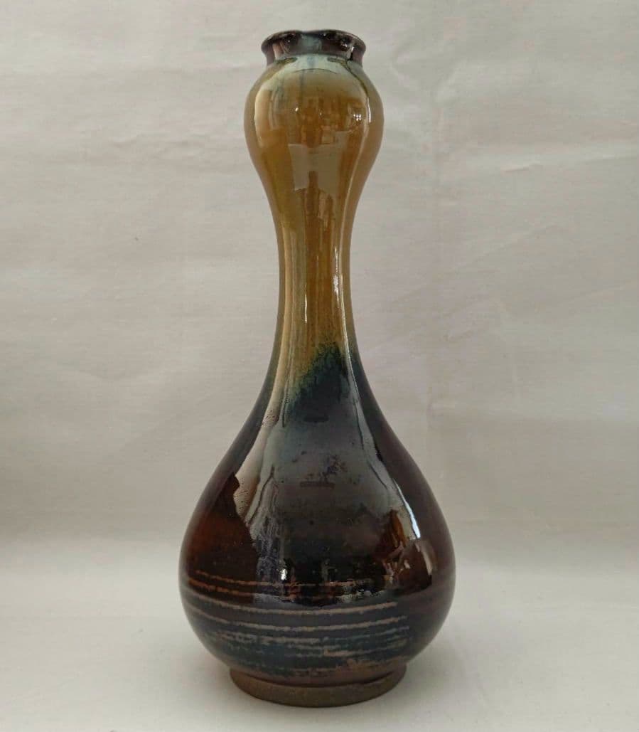 高取花入 鬼丸壁山 茶道具