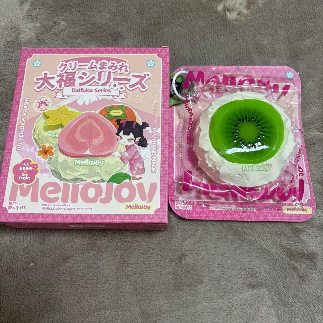 Mellojoy スクイーズ クリームまみれ　大福シリーズ キウイ Mellojoy スクイーズ クリームまみれ 大福シリーズ キウイ｜Yahoo