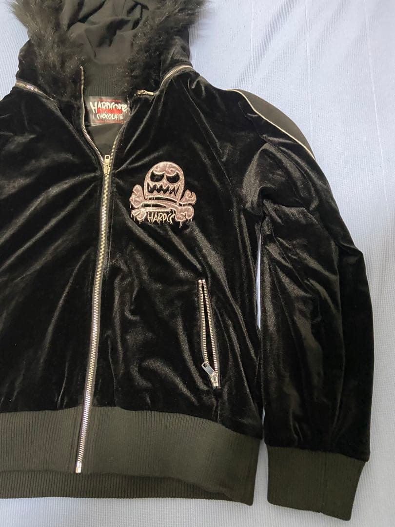 し*P様 ハードコアチョコレート　ベロアジャン　メルティングスカル　サイズXL