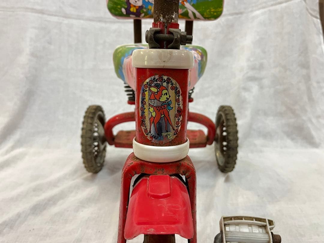 昭和レトロ】 東京バンビ三輪車 「Lovely child」ビンテージ 当時物