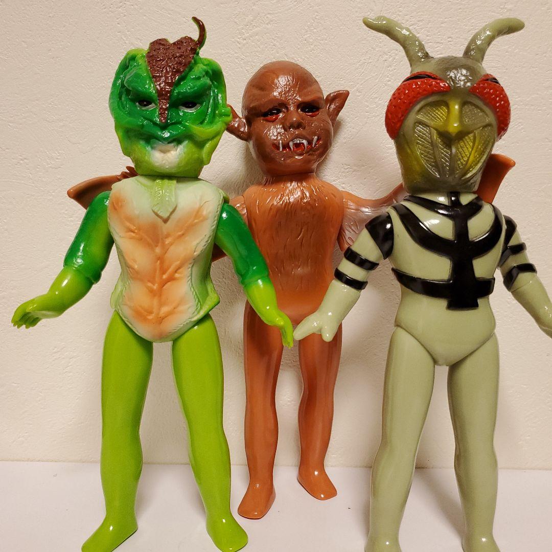 ユニファィブ 仮面ライダー 怪人ソフビ 3体セット スタンダード フィギュア