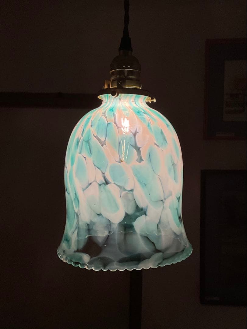 ヴィンテージ！「吹雪紋のコードペンダントプ」