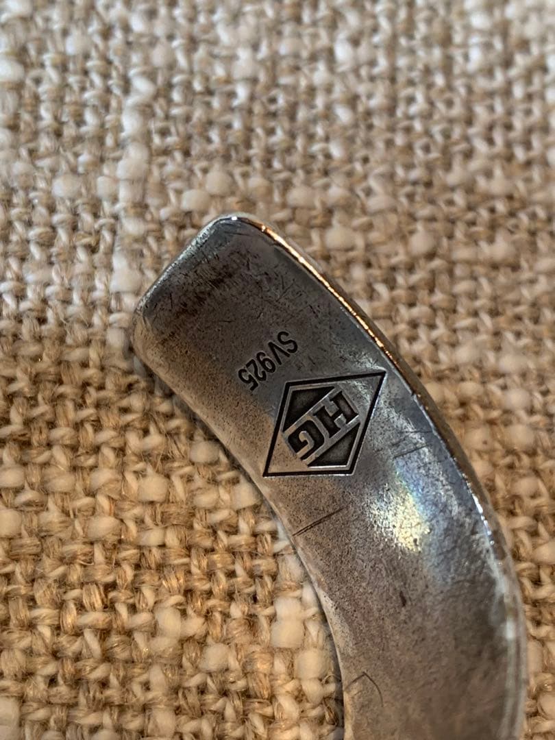 ヒステリックグラマー　925シルバーバングル　 BLANK GENERATION