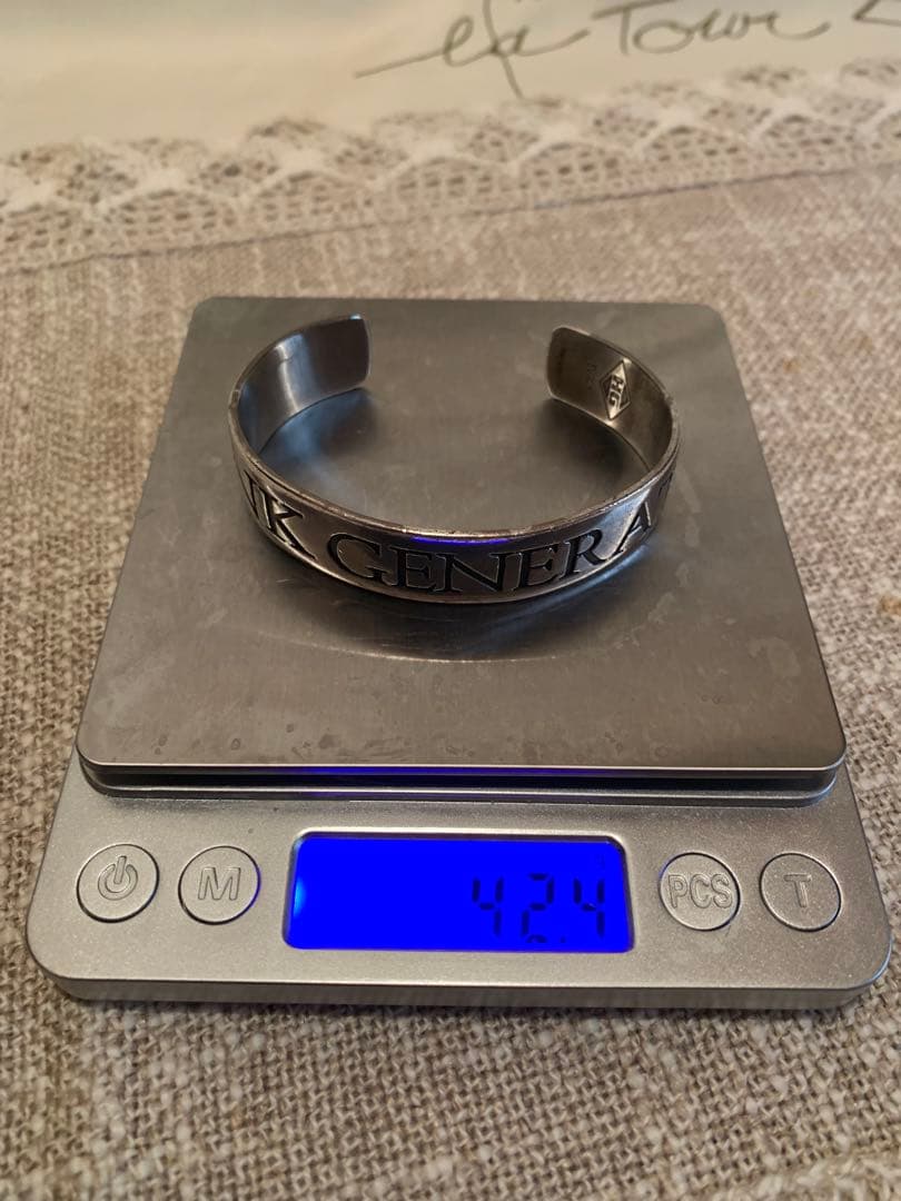 ヒステリックグラマー　925シルバーバングル　 BLANK GENERATION