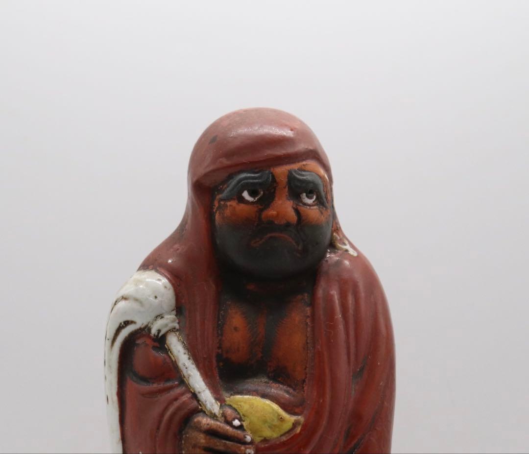 時代　九谷　焼達磨　置物　送料込み250826