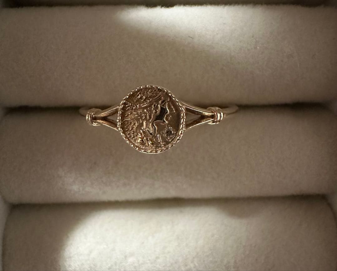 ゴールド モチーフ リング