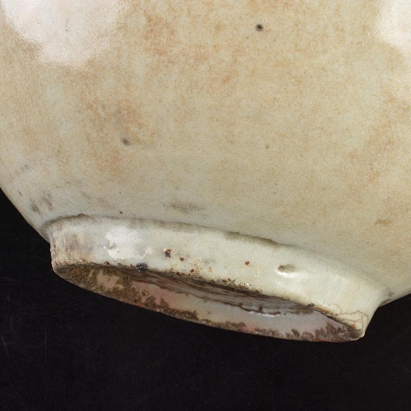 朝鮮美術　李朝　高麗白磁　染付　碗口瓶　V　R7489F