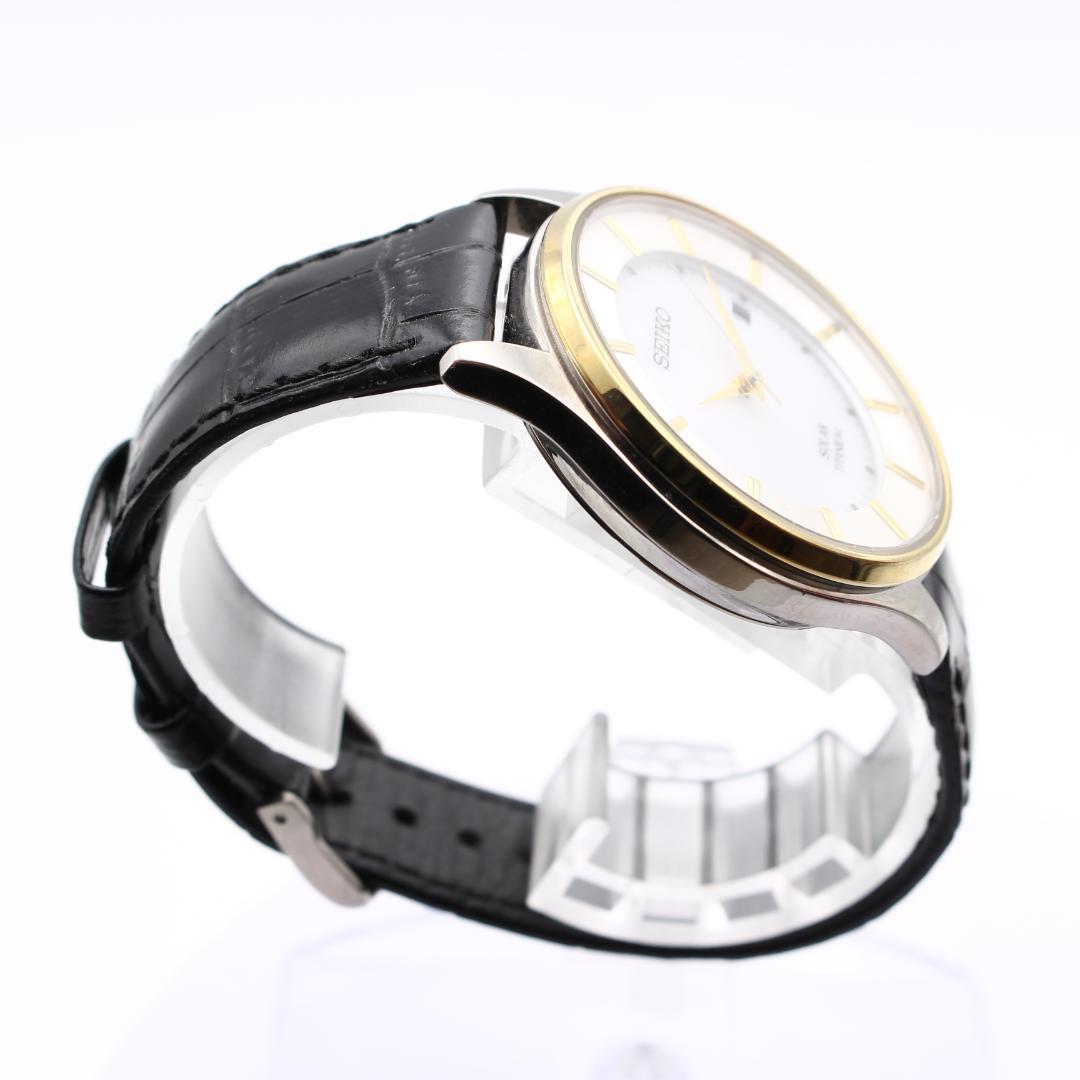 SEIKO ソーラー チタン メンズ 腕時計 廃盤 ドレスウォッチ クラッシック