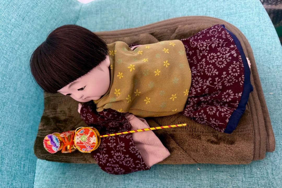 市松人形 這い子人形 男の子 松乾斎東光 這子 おさな人形 ハイハイ人形