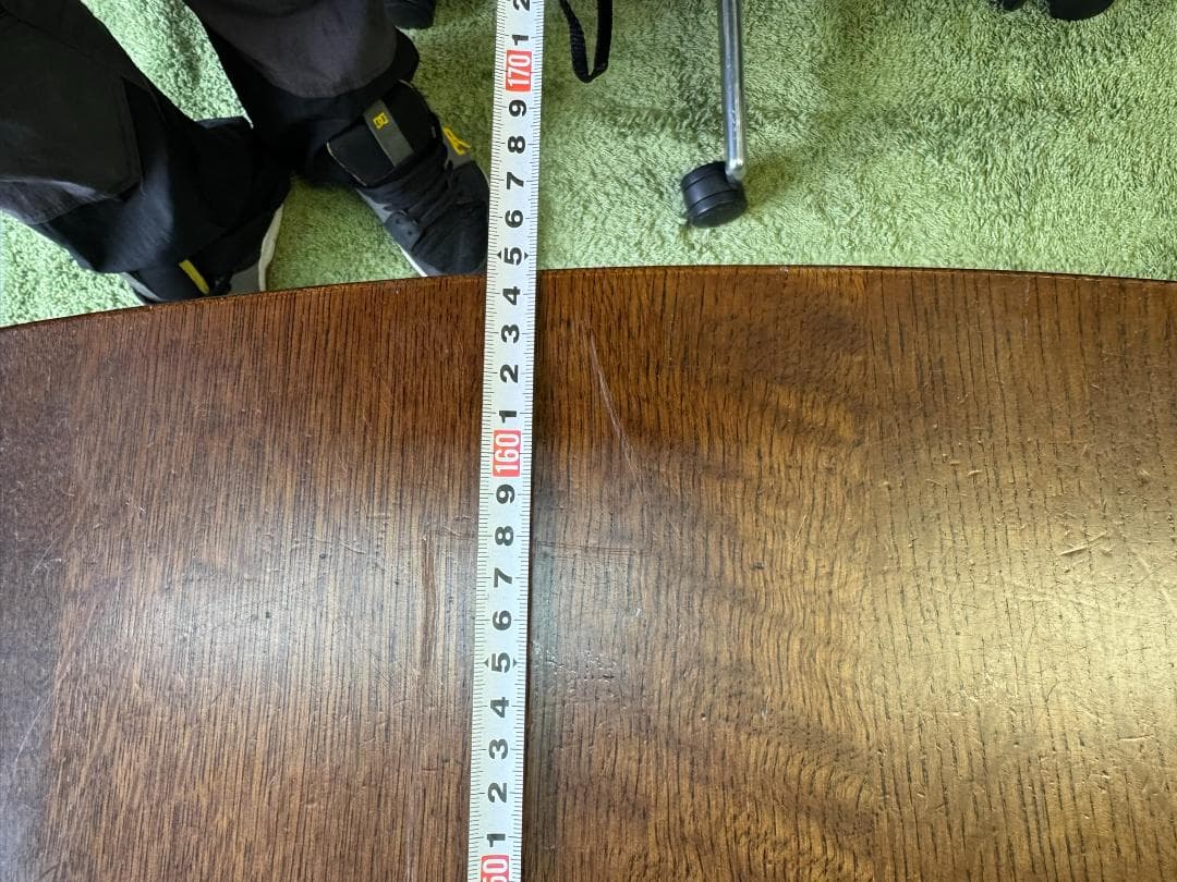 (4210W2)*ダークブラウン楕円形ダイニングテーブルセット カリモク