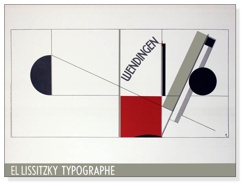 額装済/Magazine Cover Design（エル リシツキー）