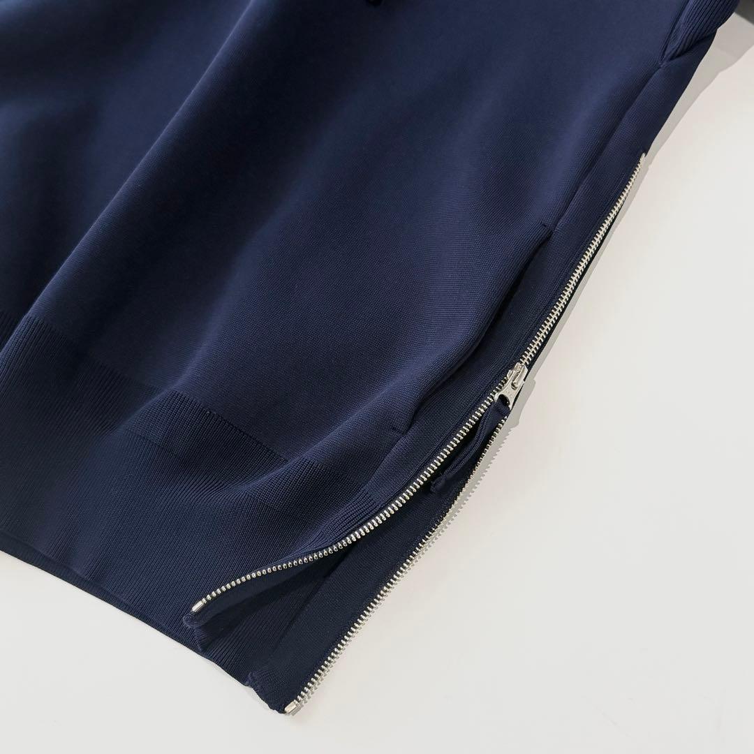 ESTNATION エストネーション ミラノリブ サイドジップ パーカー