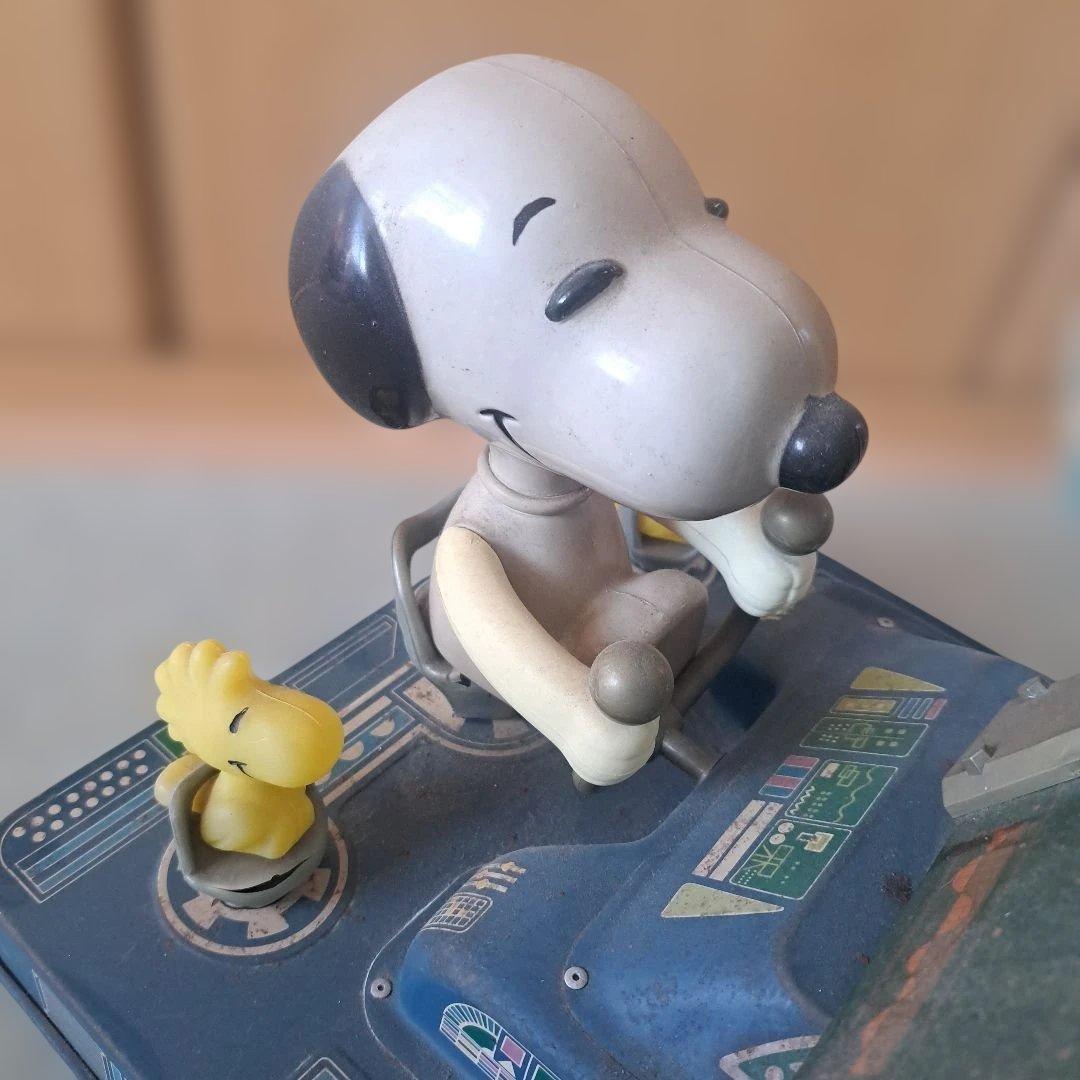 ビンテージスヌーピー スヌーピー 地球儀 ウッドストック ブリキ