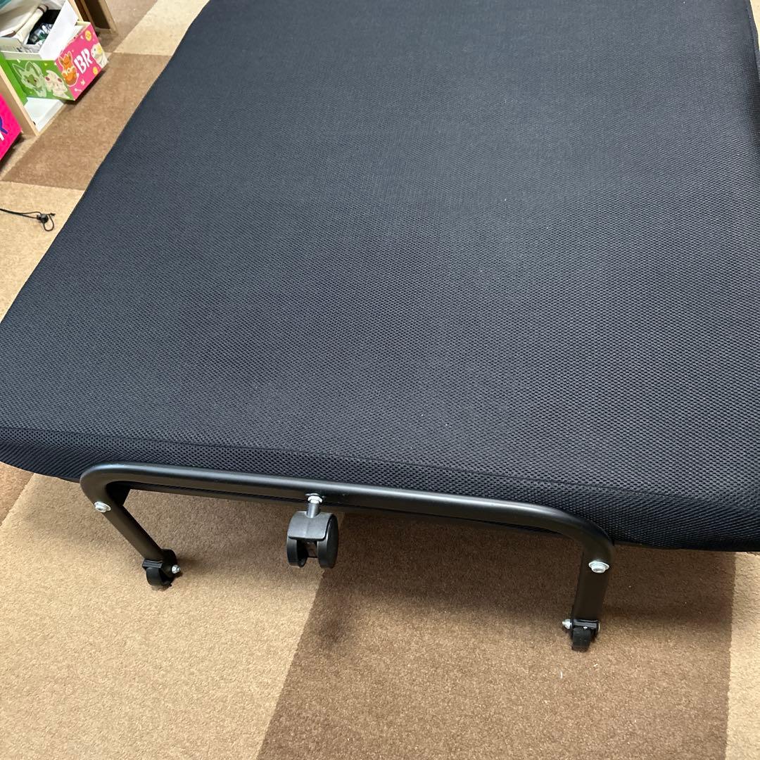 折りたたみベッド シングル アイリスオーヤマ キャスター付きベッド 動く